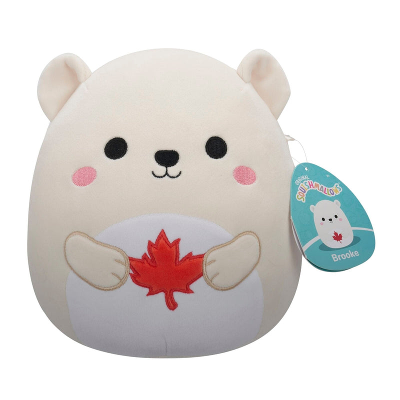 Canada Day Squishmallow Polar Bear Plush, 8-in K2