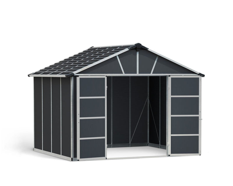 CANOPIA Multi-Function Polycarbonate Yukon Shed, 11x9-ft Z0