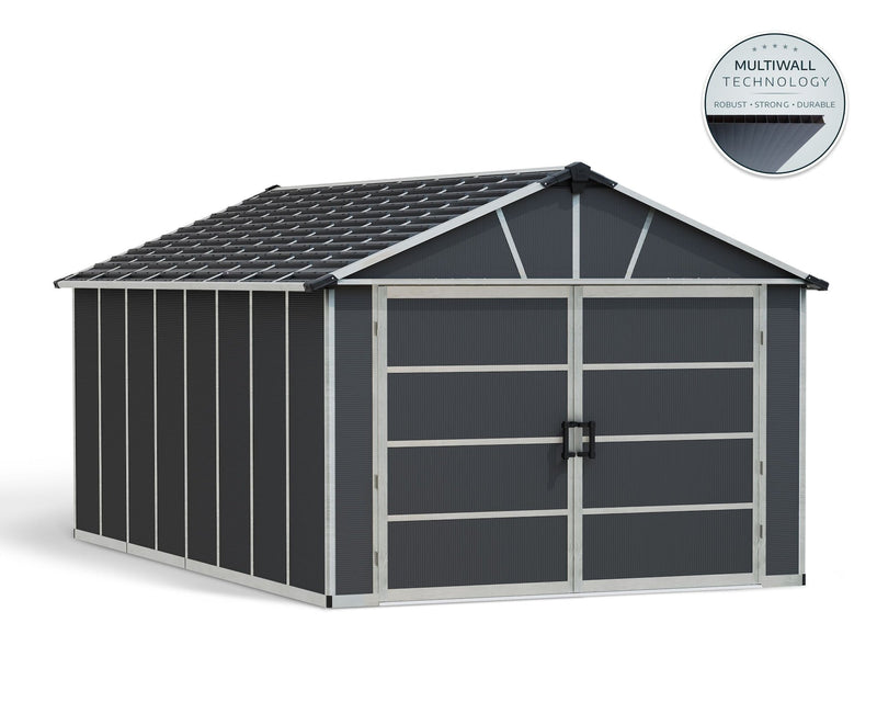 CANOPIA Yukon Multi-Function Polycarbonate Garage, 11x17-ft W8