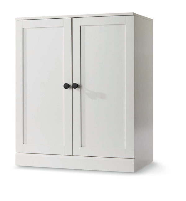 CANVAS Bellevue Modular Stackable Storage Cabinet, White W0