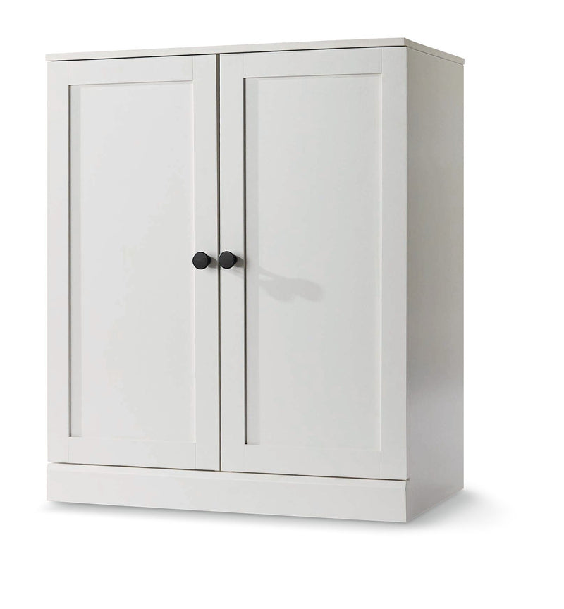 CANVAS Bellevue Modular Stackable Storage Cabinet, White W0