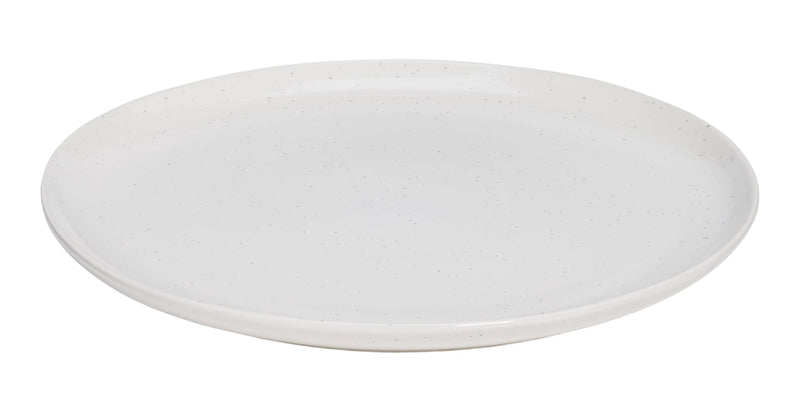 CANVAS Bettina Glossy Stoneware Salad Plate, 1-pc, White Speckle X5