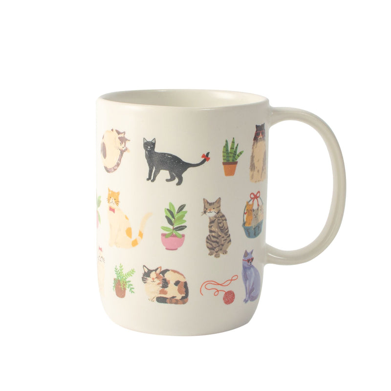 CANVAS Cat Stoneware Mug, 16-oz Q1