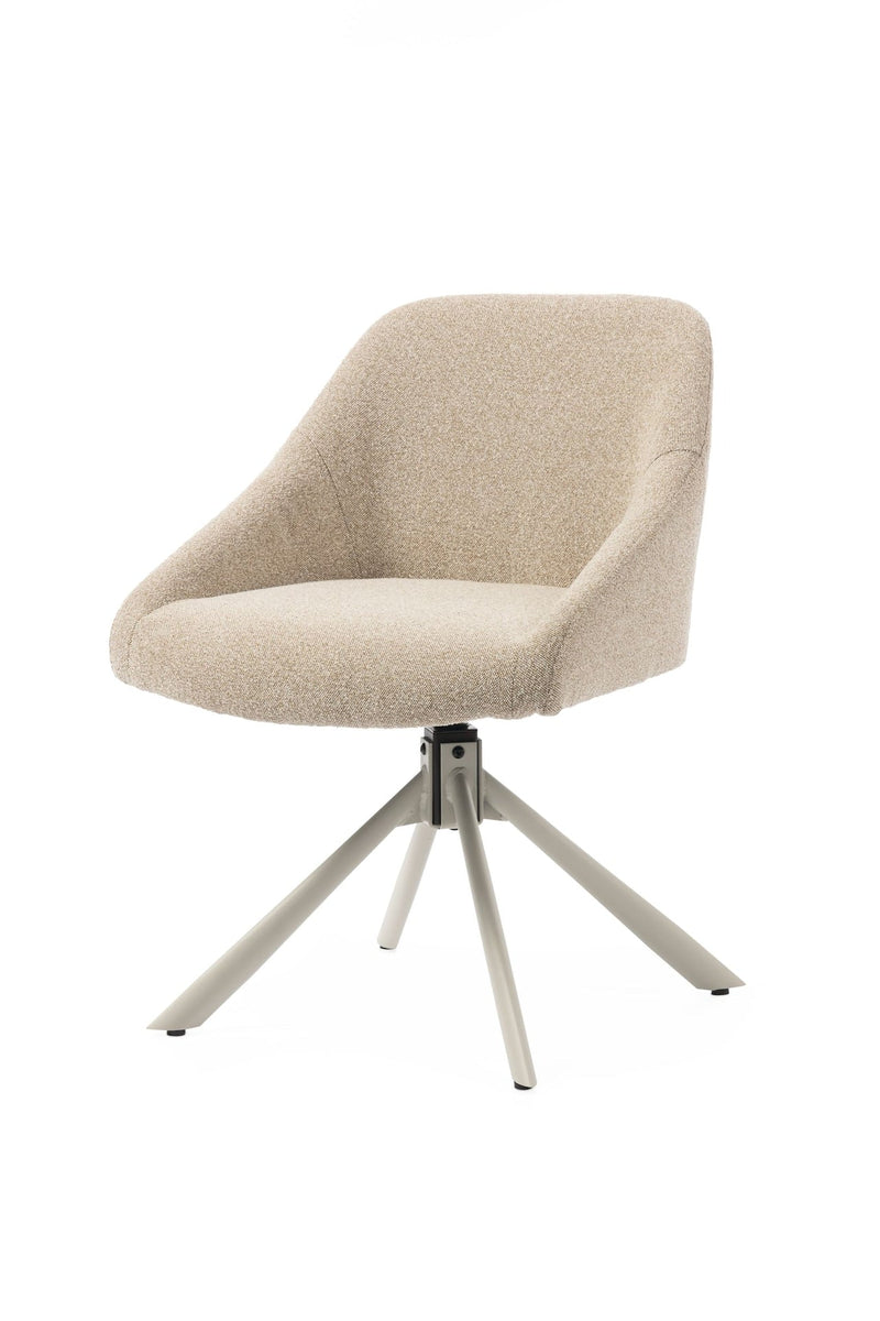 CANVAS Chester Swivel Office Chair, Greige P5