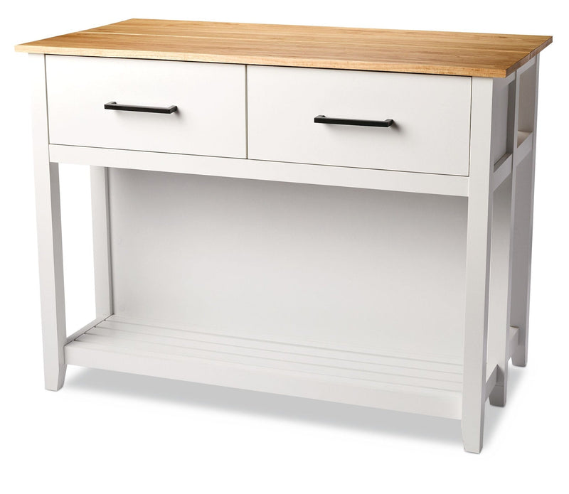 Canvas Conrich Kitchen Island, White L8