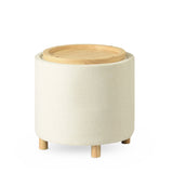 Canvas Fergus Ottoman, Grey