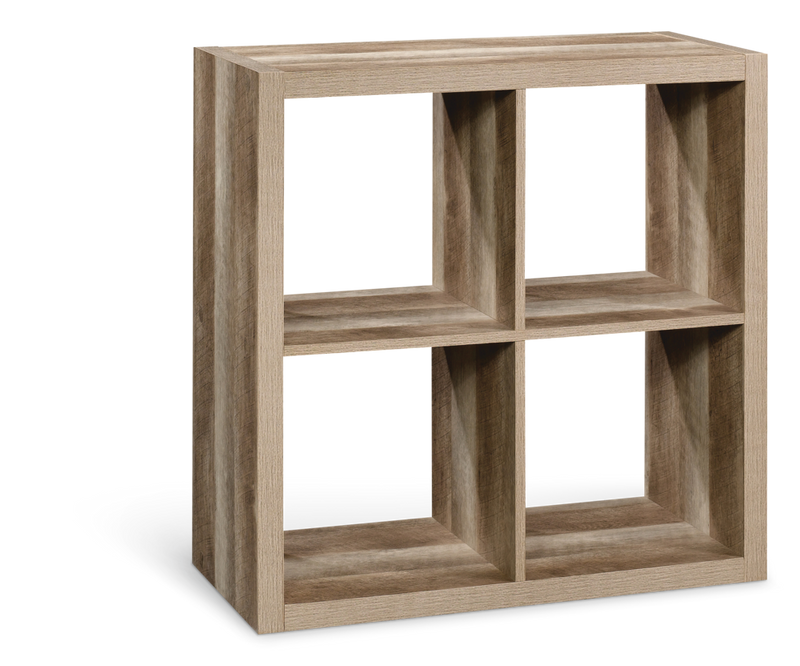 CANVAS Fraser 4-Cube Storage Organizer, Bookcase/Bookshelf, Light Oak Finish Y6