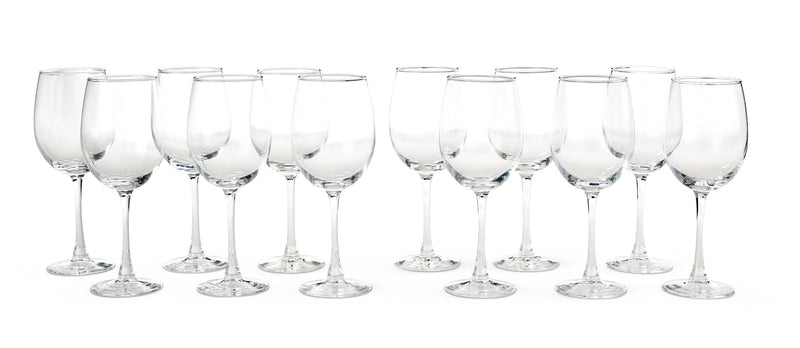 CANVAS Lead-Free Stemmed Wine Glass Set, 15.5-oz, 12-pk X9