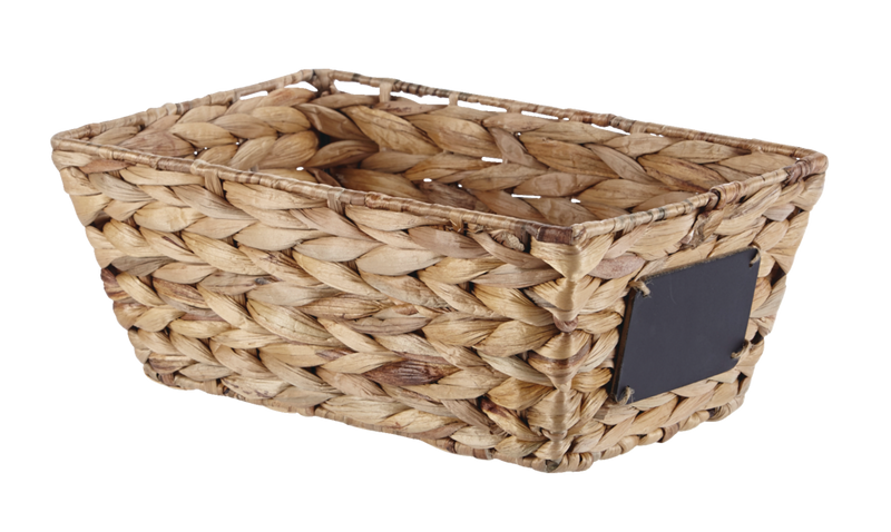 CANVAS Meg Rectangular Hand Woven Storage Basket, 12 x 8 x 5.1-in T7