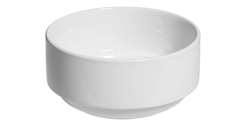 CANVAS Modern Edge Porcelain All Purpose Bowl, 5-in, White G6