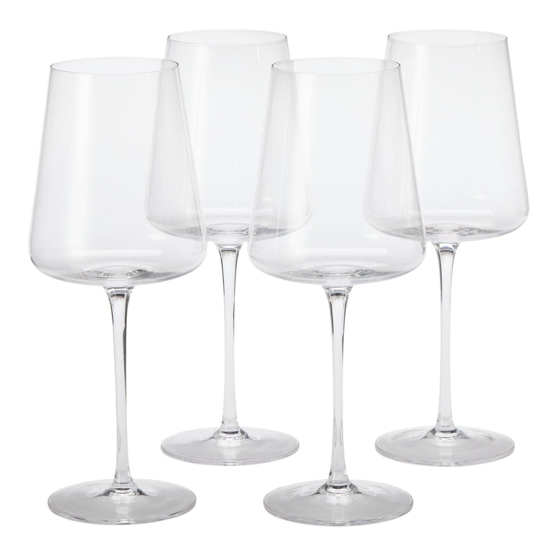 CANVAS Modern Lead-Free Stemmed Wine Glass Set, 4-pk M2