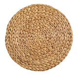 CANVAS Natural Round Paper Placemat/Charger, Beige, 4-pk