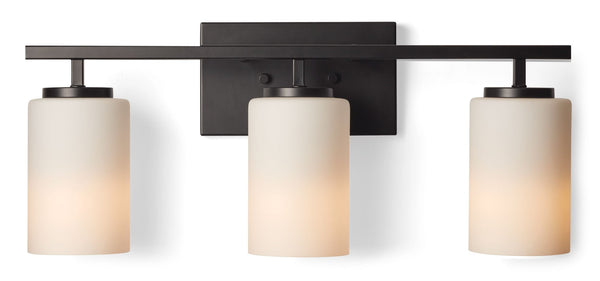 CANVAS Northfield 3-Light Vanity Light Fixture, Matte Black D7