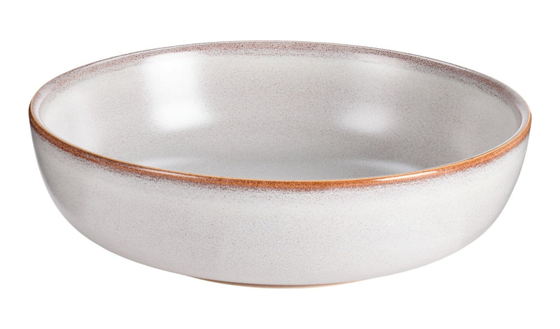 CANVAS Reactive Glaze Dinner Bowl, 1-pc, White with Reactive Glaze U5