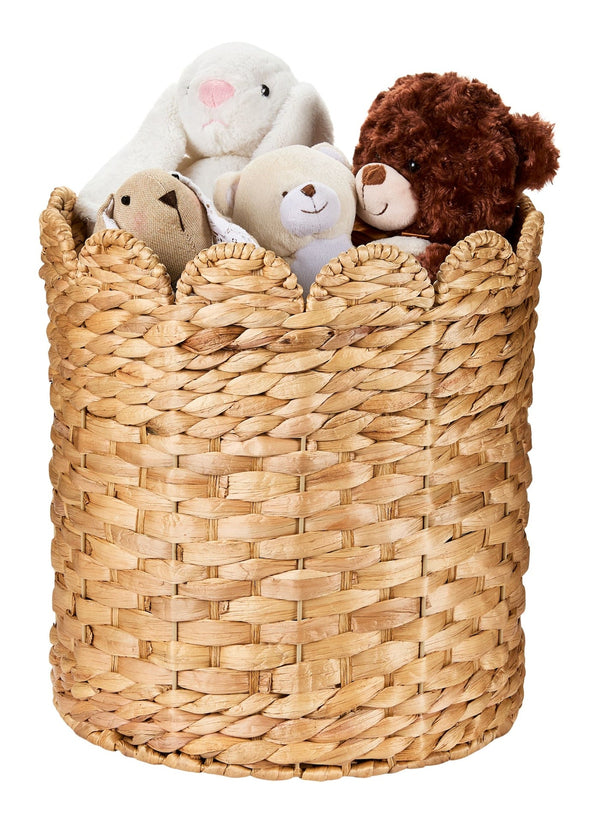Canvas Sadie Woven Tall Water Hyacinth Storage Basket K6