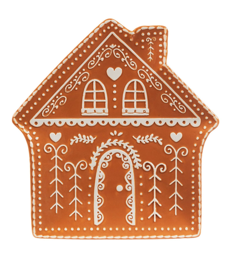 CANVAS Santa's Workshop Collection Gingerbread Serving Platter O3