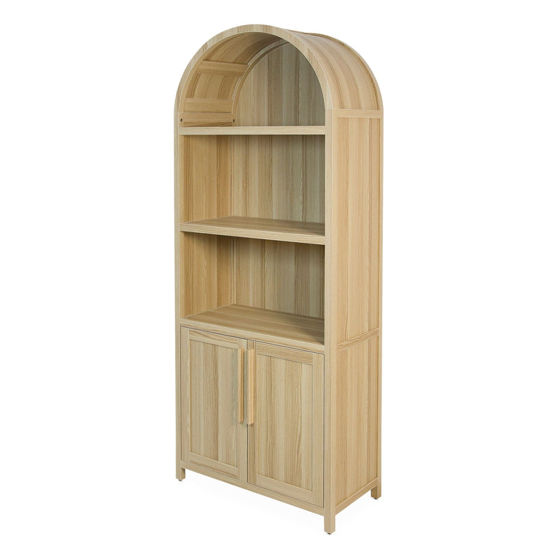 Canvas Stratford Arched Bookcase, Oak U9