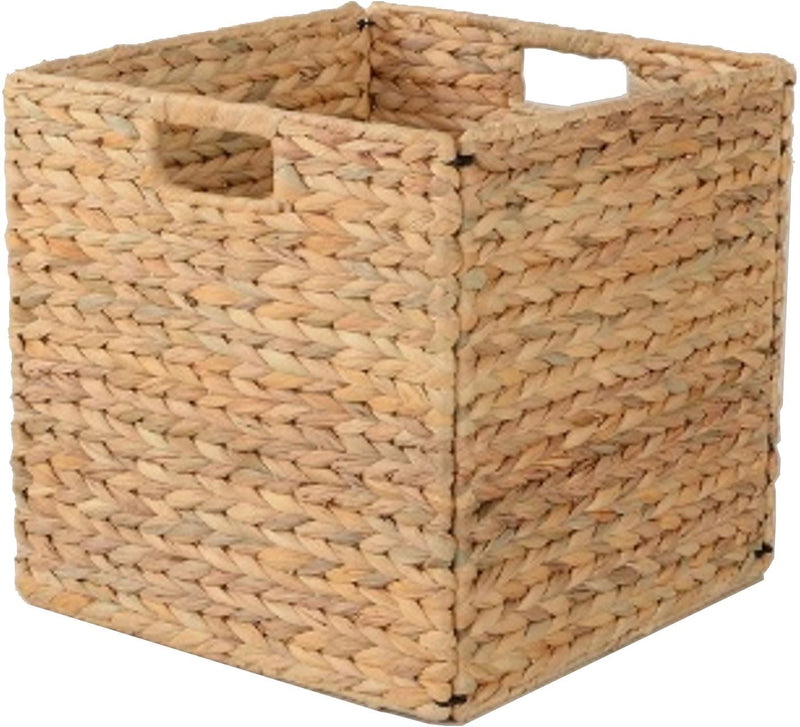 CANVAS Weiss Cube Woven Natural Material Collapsible Basket, 13 x 13-in W2
