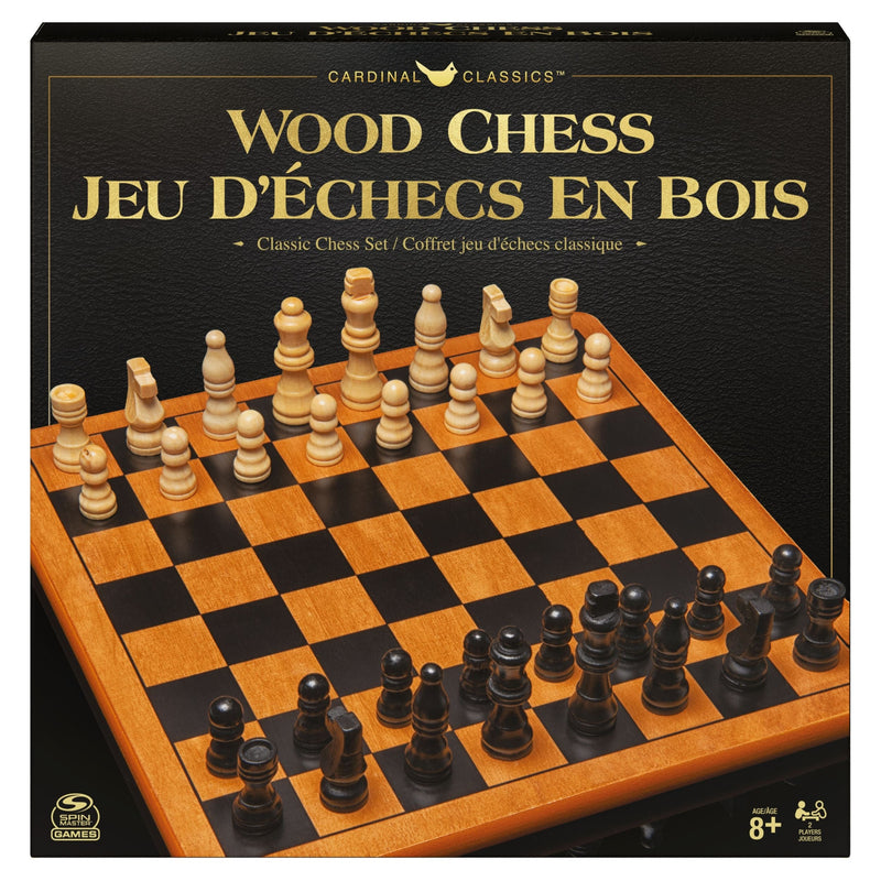 Cardinal Classics Premium Wood Chess Set, 2 Players, Ages 8+ N9