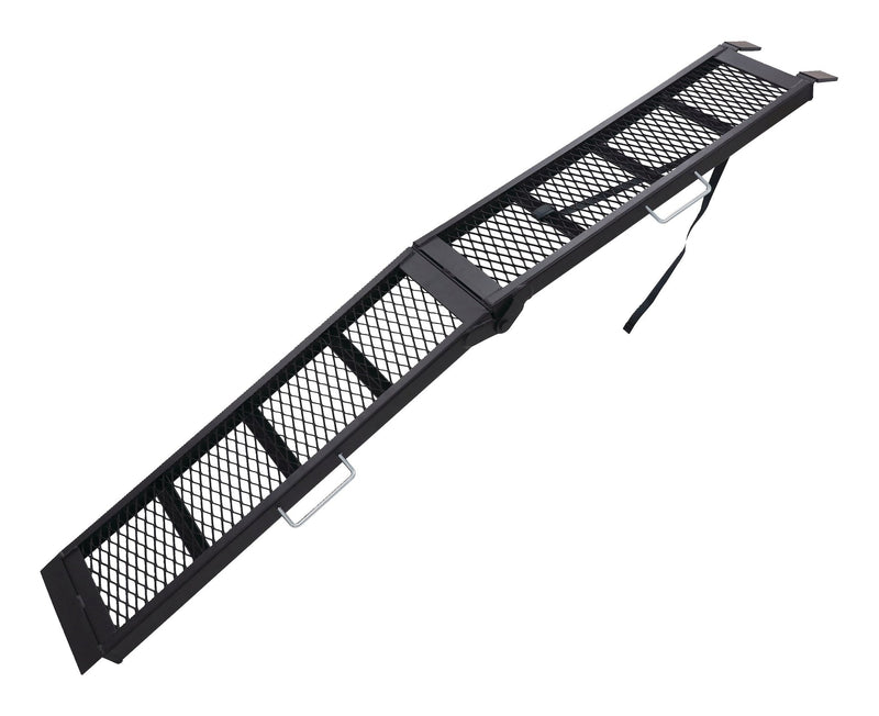 CargoMaster Power Sport Steel Mesh Centre Folding Loading Ramp, 80 x 11 in, Single Ramp F6