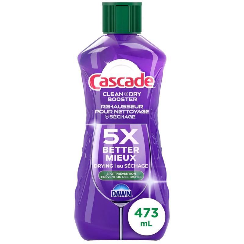 Cascade Rinse Aid Clean & Dry Dishwasher Booster, 473-mL L8