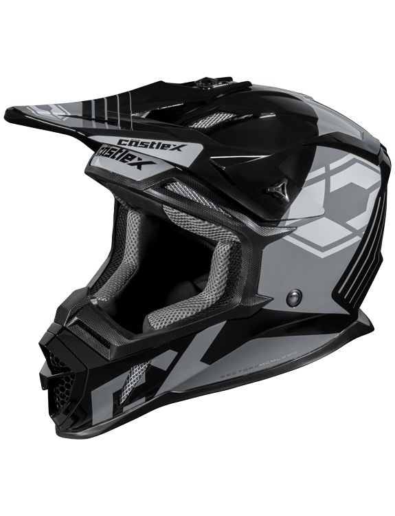 Castle X CX200 Sector MX Helmet, Grey R2