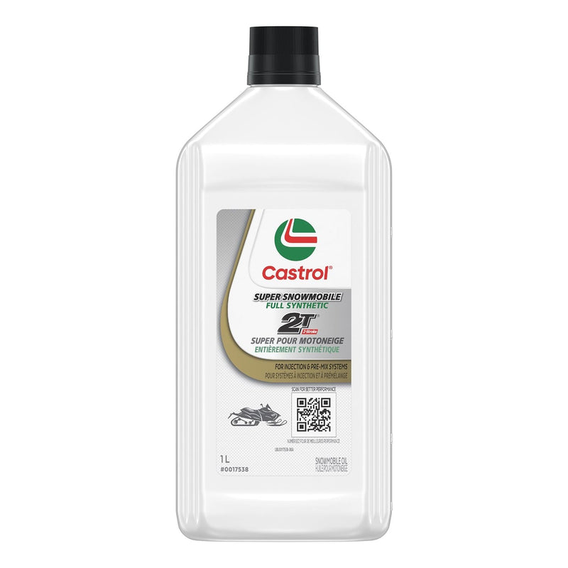 Castrol 2 Stroke Snowmobile Full Synthetic Oil Bottle N5
