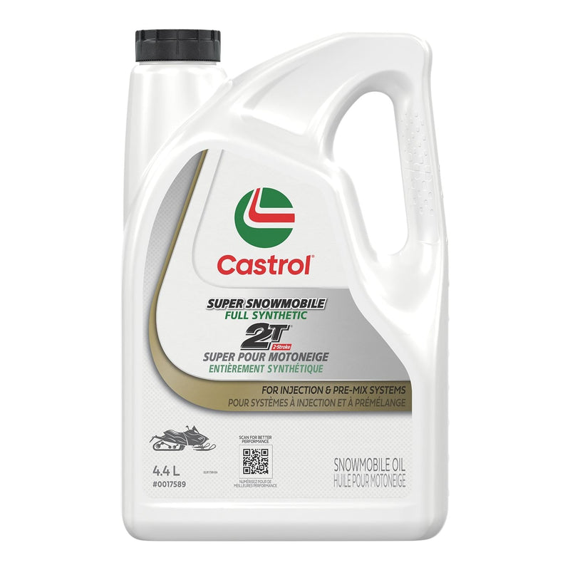 Castrol 2 Stroke Snowmobile Full Synthetic Oil Jug, 4.4-L L5