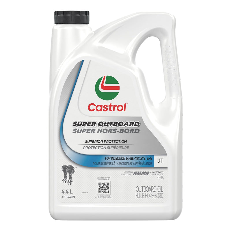Castrol 2-Stroke Super Outboard Motor Oil, 4.4-L T2