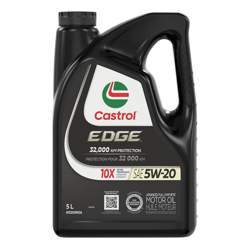 Castrol EDGE 5W20 Advanced Synthetic Engine/Motor Oil, 5-L Z7
