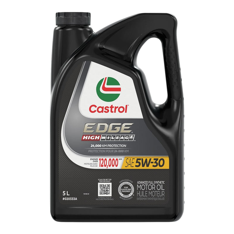Castrol EDGE 5W30 High Mileage Synthetic Engine/Motor Oil, 5-L Z7