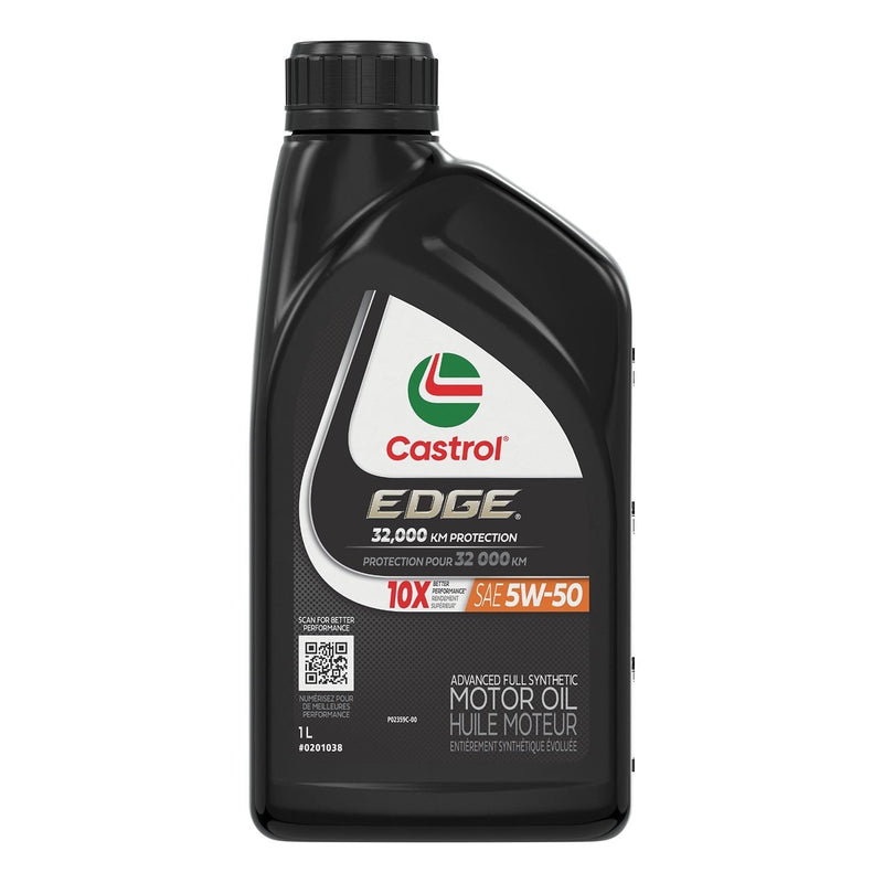 Castrol EDGE 5W50 Advanced Synthetic Engine/Motor Oil, 1-L F2