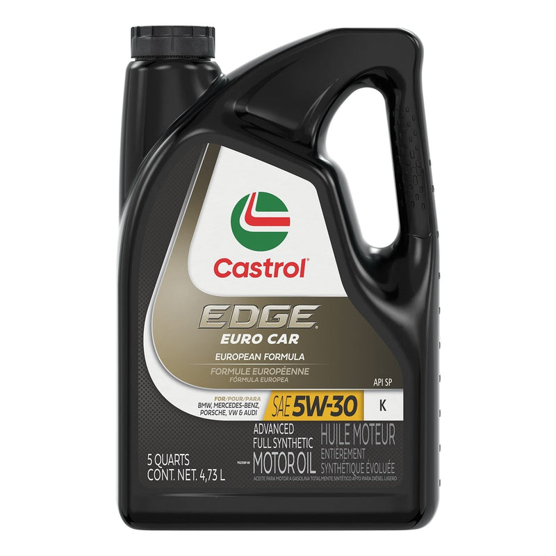 Castrol EDGE Euro K 5W30 Advanced Synthetic Engine/Motor Oil, 4.73-L Q6