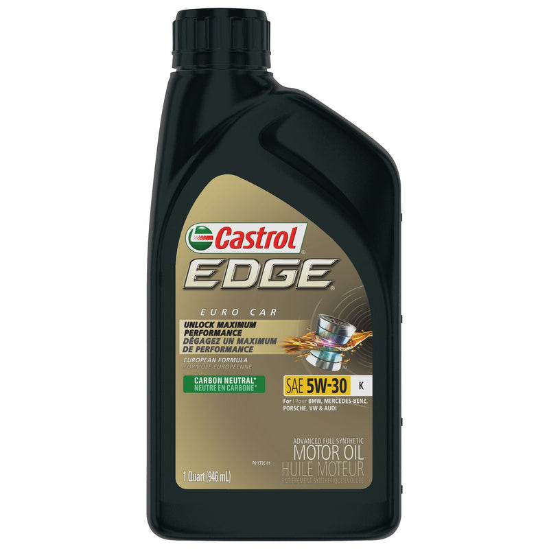 Castrol EDGE Euro K 5W30 Advanced Synthetic Engine/Motor Oil, 946-mL R6