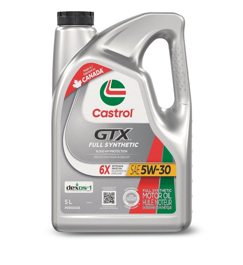 Castrol GTX Full Synthetic 5W30 Engine/Motor Oil, 5-L Jug X0