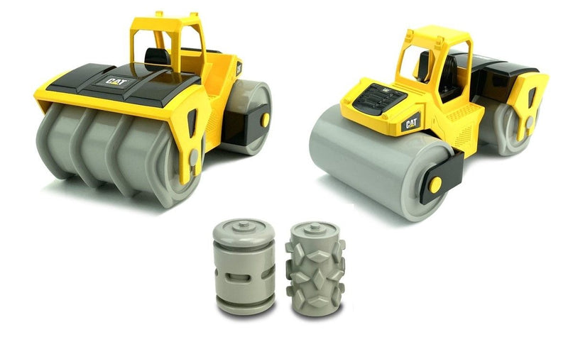 CAT Construction Mini Crew Road Roller Sand Set for Outdoor Play, Ages 5+ V3