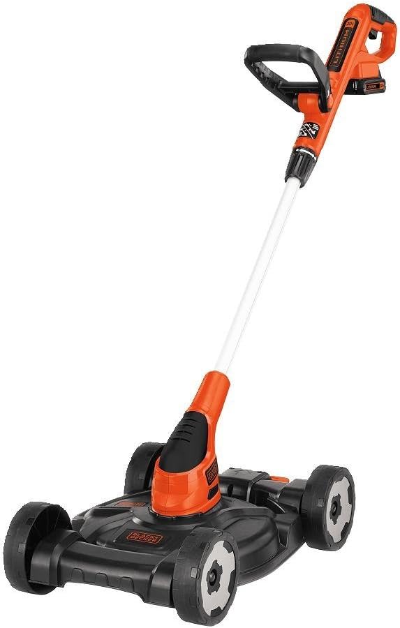 Combination String Trimmer, Lawn Mower, and Edger, Cordless 3-in-1 U3