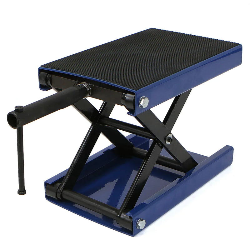 Heavy Duty Motorcycle Jack Center Scissor Lift 1100lbs Dolly Table Q0