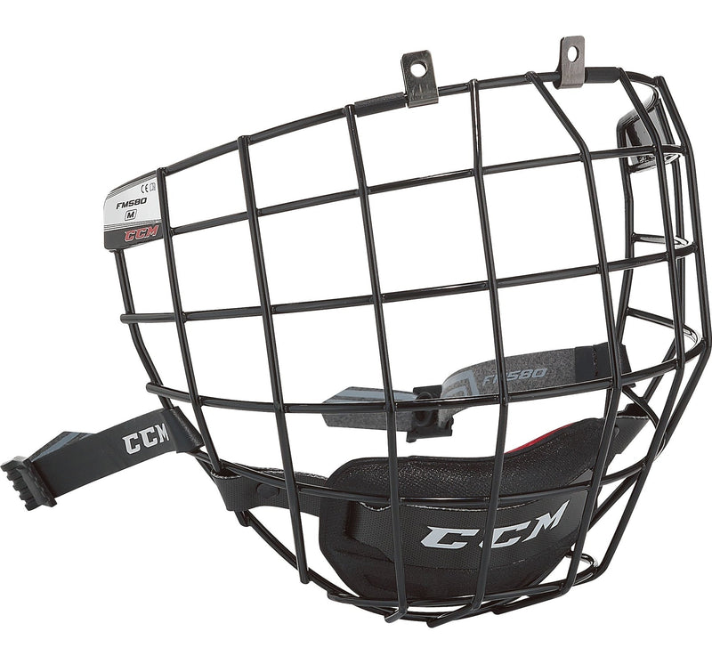 CCM 580 Senior Hockey Cage Mask, Silver V7