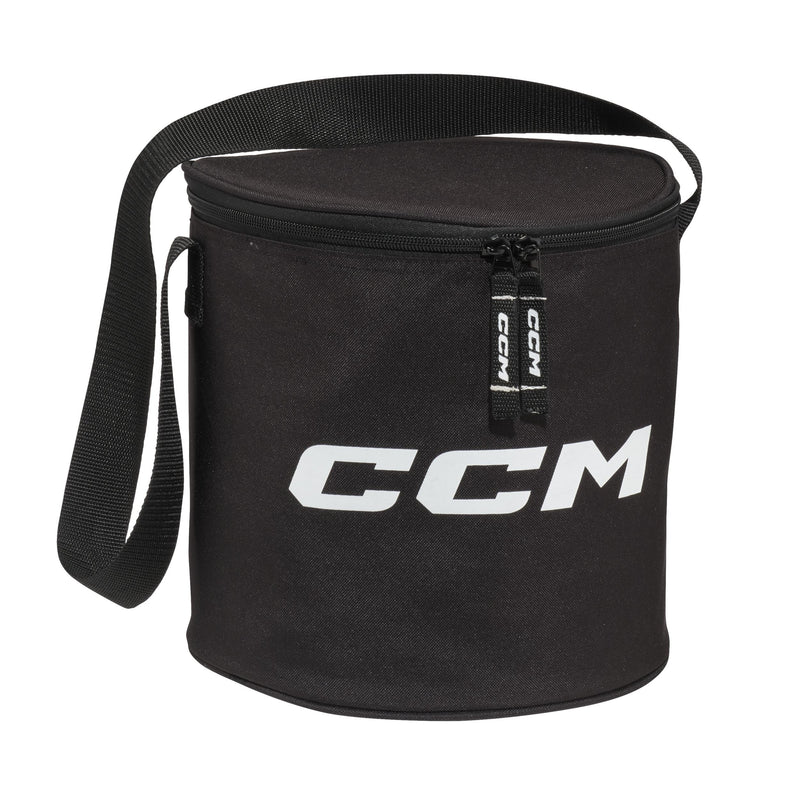 CCM Hockey Puck Bag, Black, 10-in L0