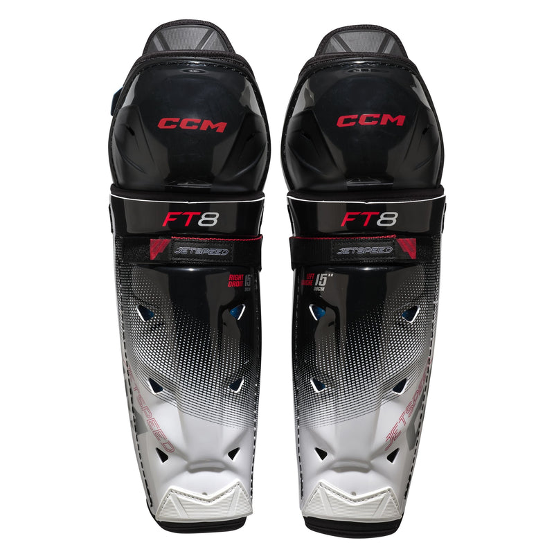 CCM Jetspeed FT8 Shin Guards, Senior, Assorted Sizes D8