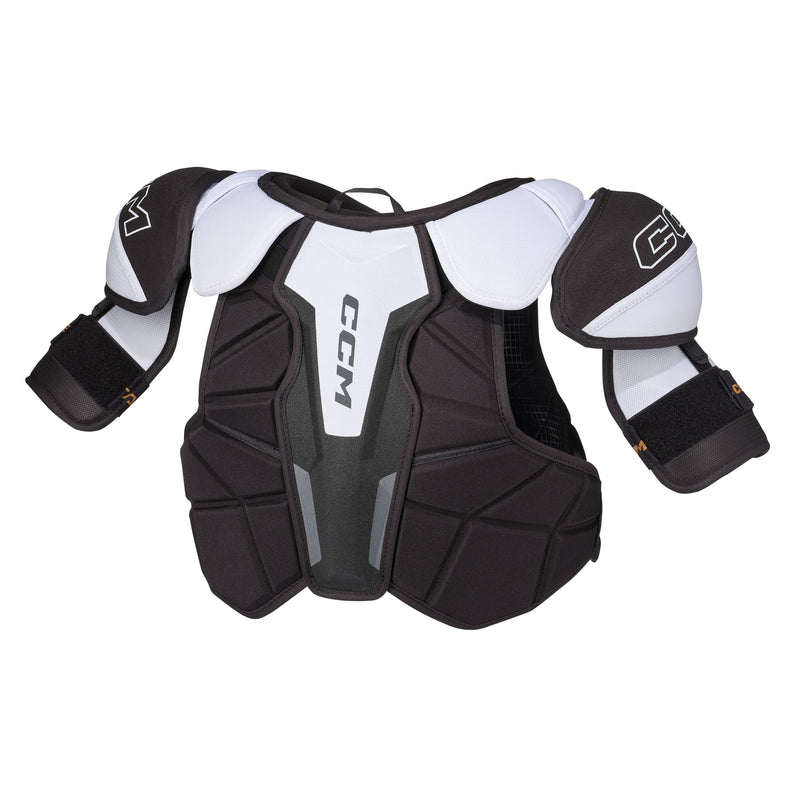 CCM Tacks XR80 Hockey Shoulder Pads, Senior, Black/White/Grey, Assorted Sizes S7