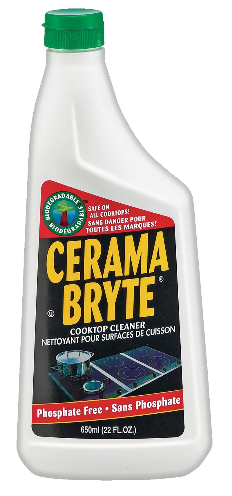 Cerama Bryte Ceramic Cooktop Cleaner, Biodegradeable, 650-mL H7