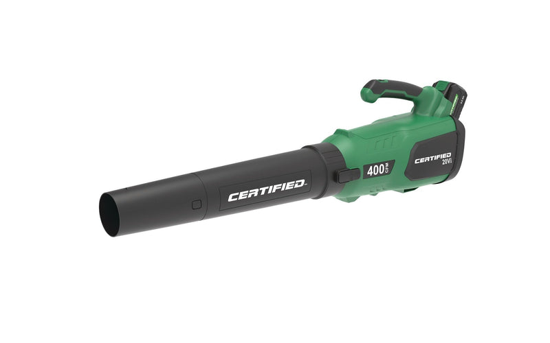 Certified 20V Cordless Battery-Powered Lawn & Garden Leaf Blower S6