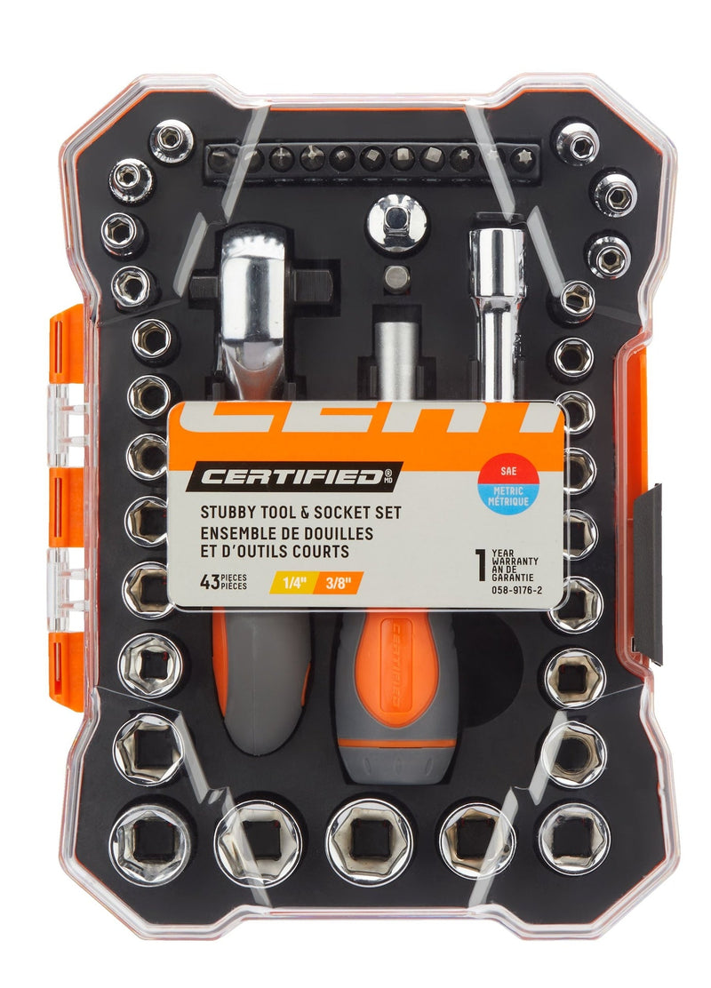 Certified Home Repair Tool & Socket Set, 43-pc Z1