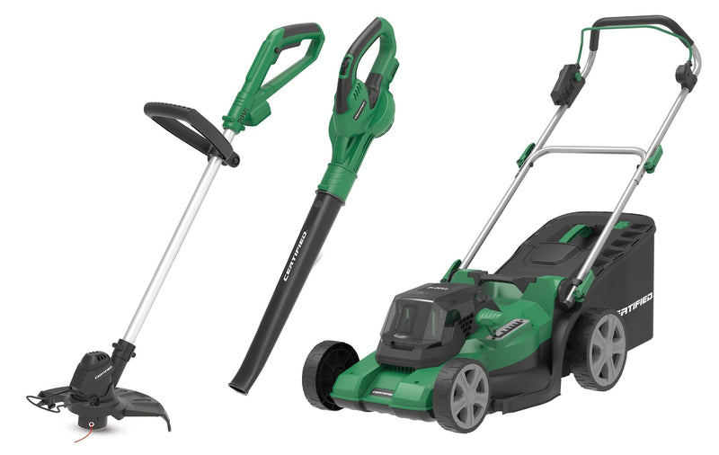Certified Mower & Grass Trimmer Blower Combo, 17-in U3