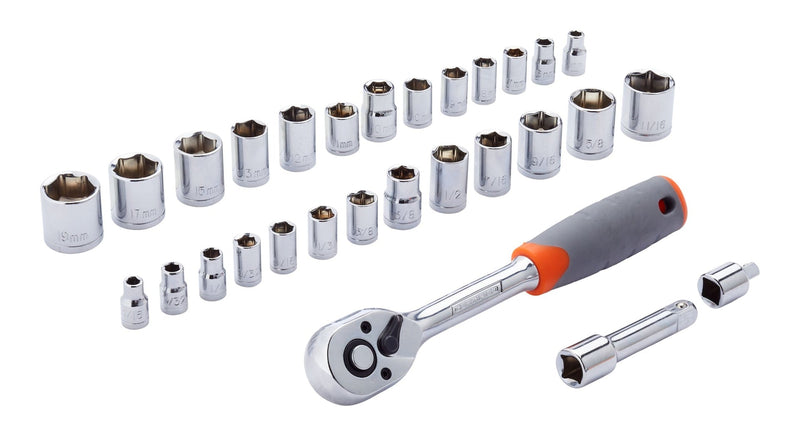Certified Socket and Ratchet Set, 29-pc Z8