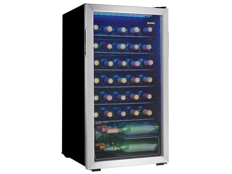 Danby 36 Bottle Free-Standing Wine Cooler in Stainless Steel (DWC036A1BSSDB-6) U3