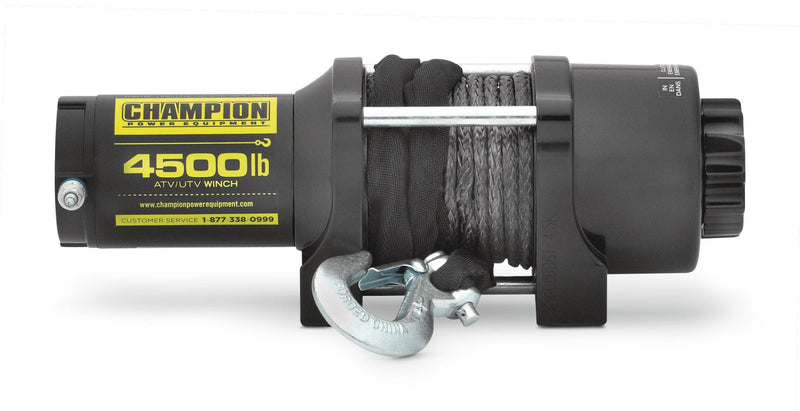 Champion Power Equipment 14051 Synthetic Rope Winch Kit, 4,500-lb O5
