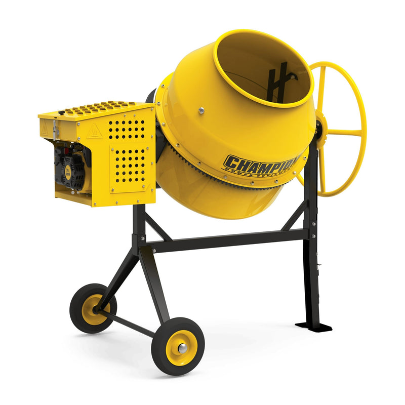 Champion Power Equipment 201495 8.8-cu.ft 79cc Gas-Powered Heavy Duty Cement Mixer, 450-lb Capacity E4